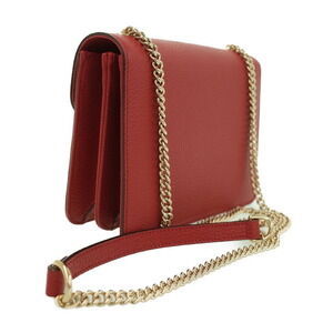Gucci Shoulder GG Bag Chain Interlocking Red